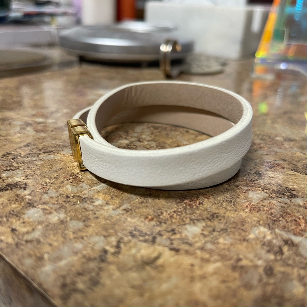 Rustic Cuff Leather Wrap Bracelet - image 5